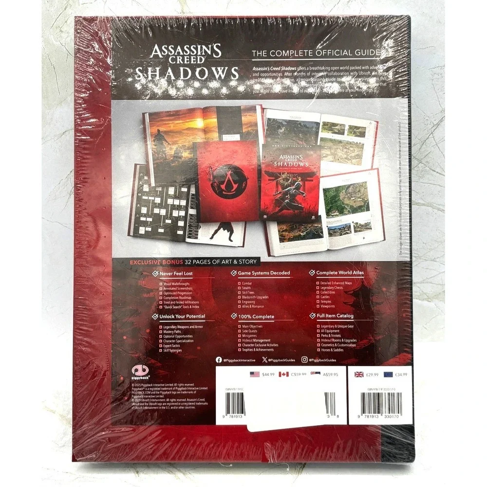 Assassin's Creed Shadows‎ The Complete Guide: Collector's Edition Hardcover New